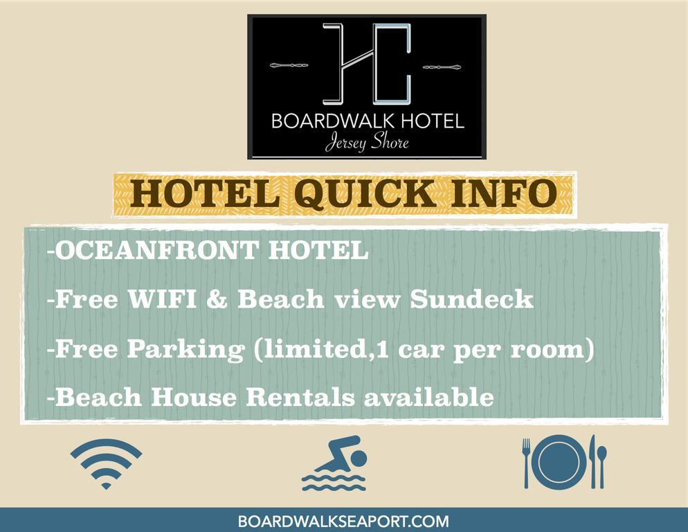 Boardwalk Hotel Charlee & Apartments Beach Hotel Oceanfront Seaside Heights Zewnętrze zdjęcie